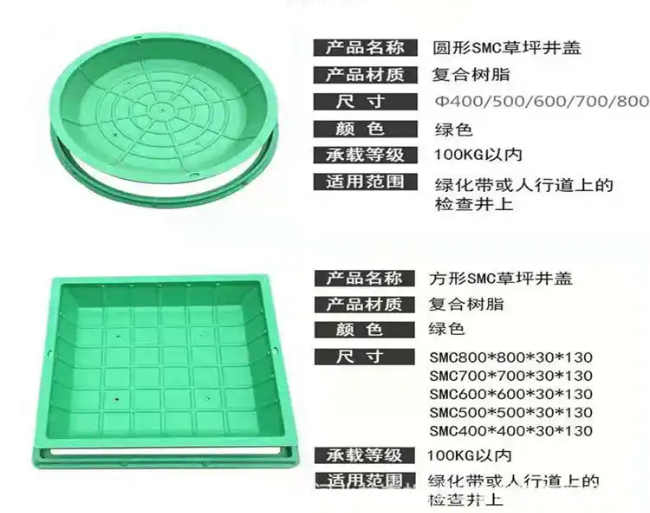 长兴树脂复合种植井盖展示
